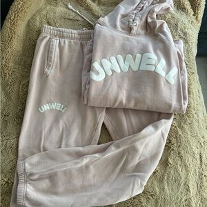 Unwell hoodie/sweatpants set (Mauve)
